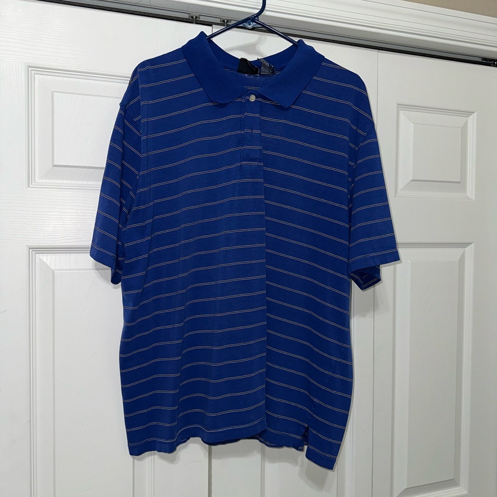Bugle Boy Royal Blue Striped Polo